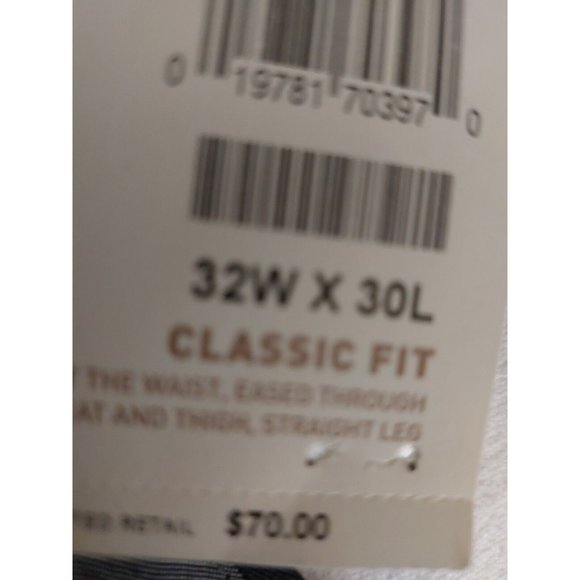 Haggar Black Dress Mens Size 32W X 30L Classic Fit Inseam 29  $70 value NWT - Picture 3 of 9